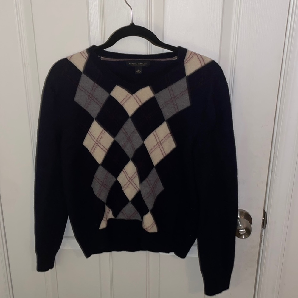 Plaid sweater. Size L. Banana Republic.